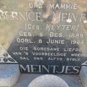 MEINTJIES Bernice nee KEYTER 1889-1964