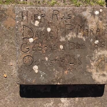 MARAIS Daniel P. 1887-1958