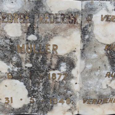 MULLER George Frederick 1877-1948