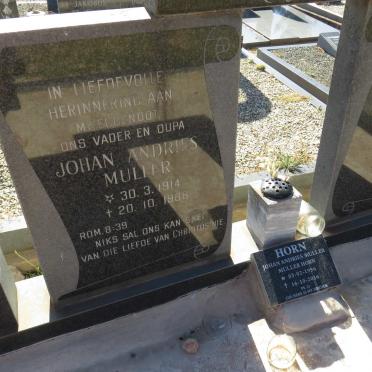 MULLER Johan Andries 1914-1986 :: HORN Johan Andries Muller 1956-2016