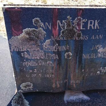 NIEKERK Jan Nicolaas, van 187?-1941 &amp; Philippina Rudolphina Margaretha VIVIERS 1880-1975