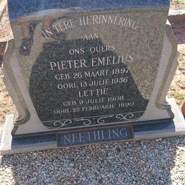 NEETHLING Pieter Emelius 1897-1956 &amp; Lettie 1908-1990