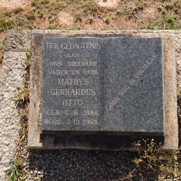 OTTO Mathys Gerhardus 1886-1965