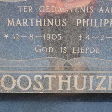 OOSTHUIZEN Marthinus Philippus, 1905-1986