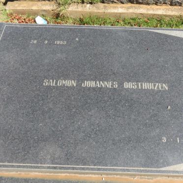 OOSTHUIZEN Salomon Johannes 1953-1971