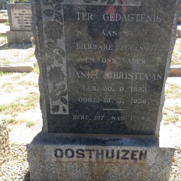 OOSTHUIZEN Daniel Christiaan 1883-1956