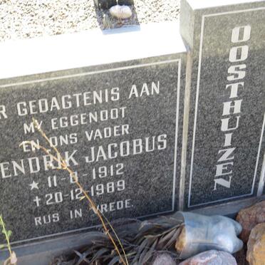 OOSTHUIZEN Hendrik Jacobus 1912-1989 &amp; Elsie Emmerensie 1927-1997