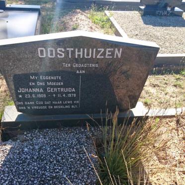 OOSTHUIZEN Johanna Gertruida 1909-1978