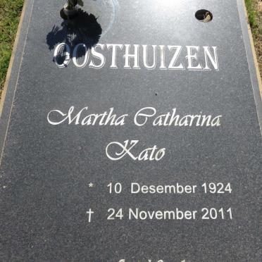 OOSTHUIZEN Martha Catharina 1924-2011