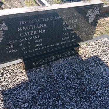 OOSTHUIZEN Willem Tobias 1902-1985 &amp; Magtelna Caterina SAAYMAN 1933-1964