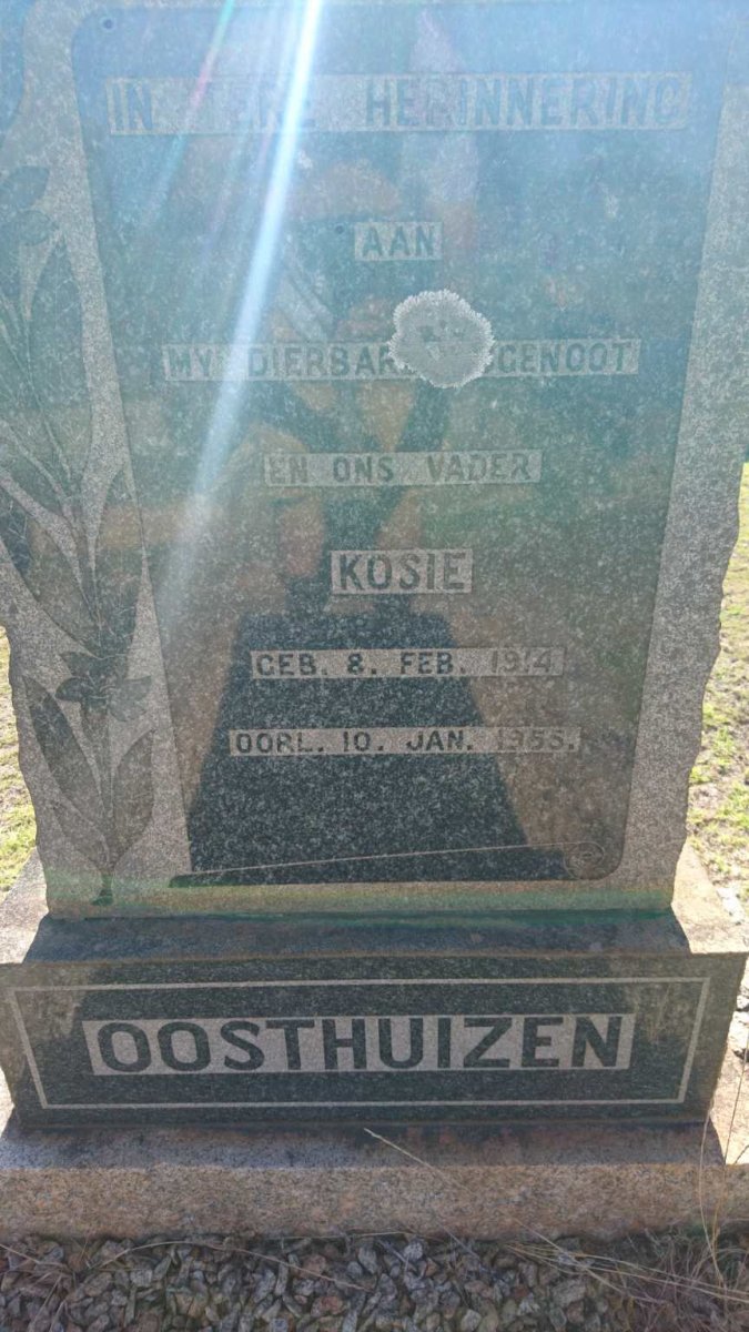 OOSTHUIZEN Kosie 1914-1955