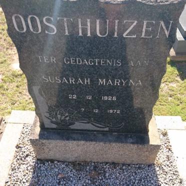 OOSTHUIZEN Susarah Maryna 1928-1972