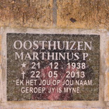 OOSTHUIZEN Marthinus P. 1938-2013