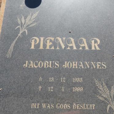 PIENAAR Jacobus Johannes 1933-1999