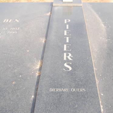 PIETERS Ben 1903-1986 &amp; Dina 1909-1993
