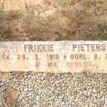 PIETERS Frikkie 1910-1957
