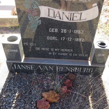 RENSBURG Daniel, Janse van 1953-1992