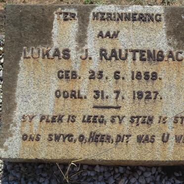 RAUTENBACH Lukas J. 1859-1927