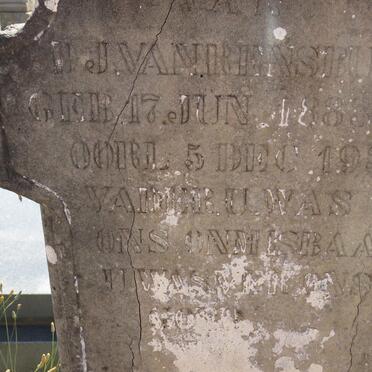 RENSBURG D., J. van 1885-1933