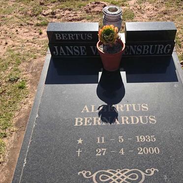 RENSBURG Albertus Bernardus, Janse van 1935-2000