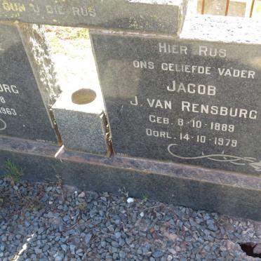 RENSBURG Jacob J., van 1889-1979 &amp; Christina P. 1888-1963