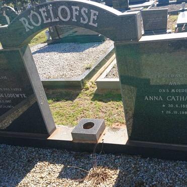 ROELOFSE Jan Hendrik Lodewyk 1887-1974 &amp; Anna Catharina 1891-1990