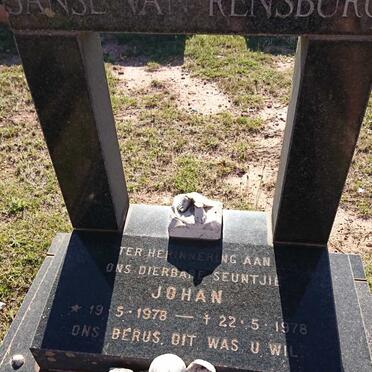 RENSBURG Johan, Janse van 1978-1978