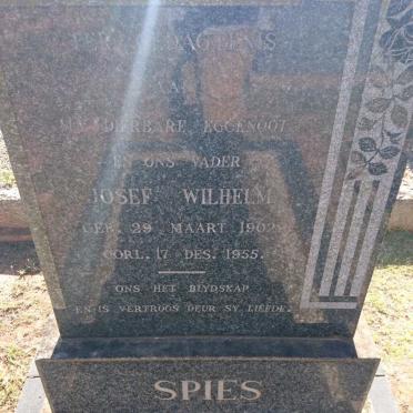 SPIES Josef Wilhelm 1902-1955