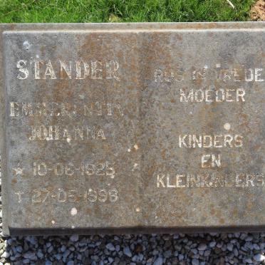 STANDER Emmerentia Johanna 1925-1998