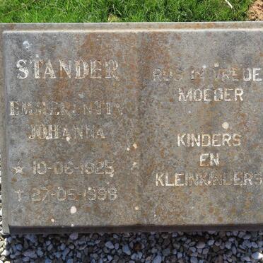 STANDER Emmerentia Johanna 1925-1998