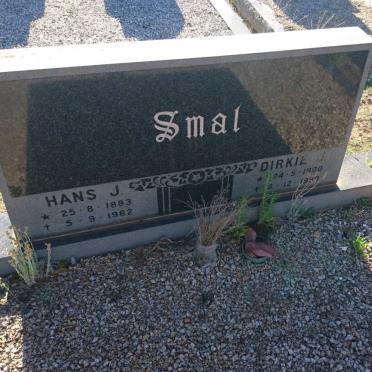 SMAL Hans J. 1883-1962 :: SMAL Dirkie J. 1900-198?