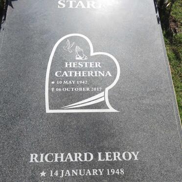 STARR Richard Leroy 1948- &amp; Hester Catherina 1942-2017