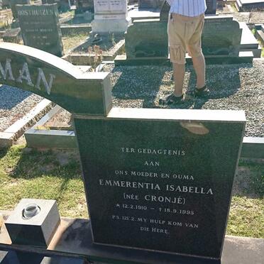 SAUERMAN Hermanus Barend du Plessis 1892-1973 &amp; Emmerentia Isabella CRONJE 1910-1995