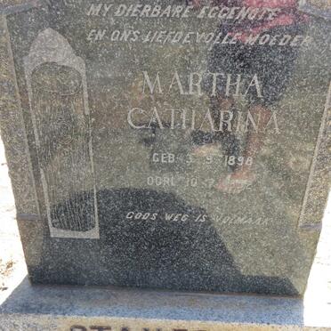 STANFORD Martha Catharina 1898-1952