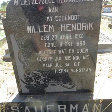 SAUERMAN Willem Hendrik 1912-1969