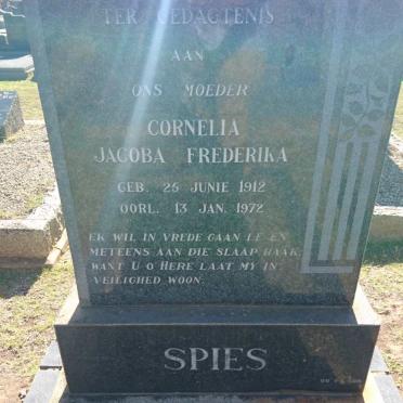 SPIES Cornelia Jacoba Frederika 1912-1972