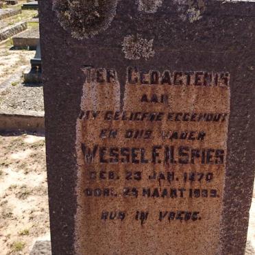SPIES Wessel F.H. 1870-1939