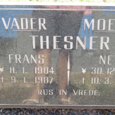 THESNER Frans 1904-1987 &amp; Net 1901-1987