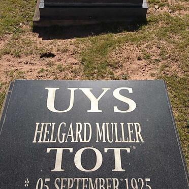 UYS Helgard Muller 1925-2005