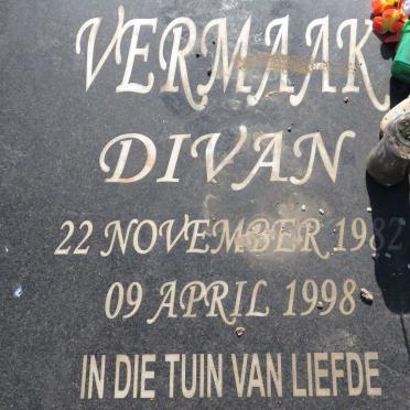 VERMAAK Divan 1982-1998