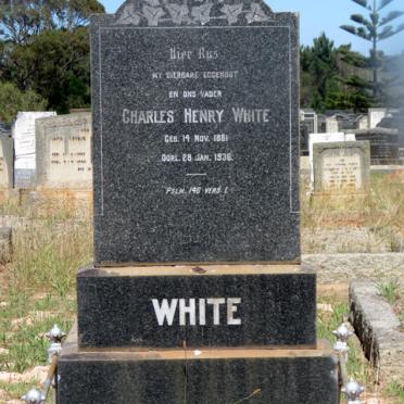 WHITE Charles Henry 1881-1936