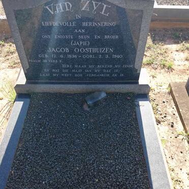 ZYL Jacob Oosthuizen, van 1936-1960