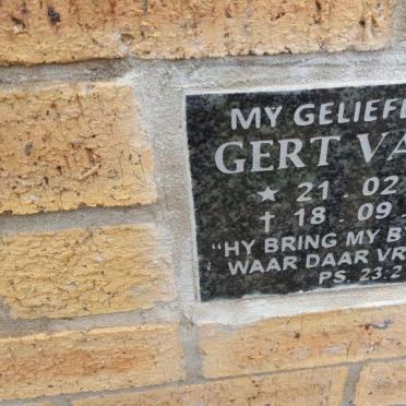 ZYL Gert, van 1938-2012