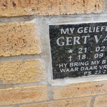 ZYL Gert, van 1938-2012