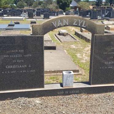 ZYL Christiaan J., van 1887-1958 &amp; Albertha W. 1898-1976