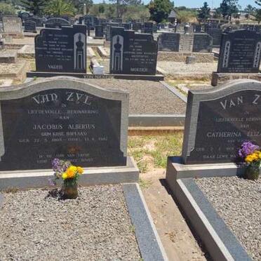 ZYL Jacobus Albertus, van 1903-1987 &amp; Catherina Elizabeth SCHOEMAN 1908-1993