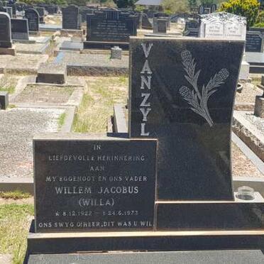 ZYL Willem Jacobus, van 1922-1973