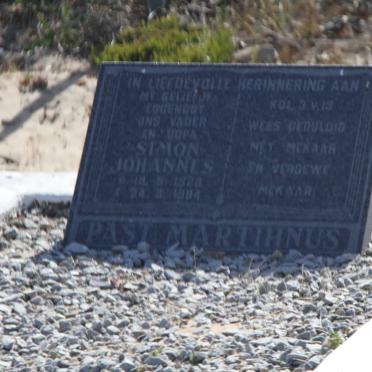 MARTIHNUS Simon Johannes 1928-1984