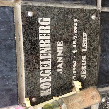 KOEGELENBERG Jannie 1934-2013