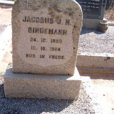 BINDEMANN Jacobus J.N. 1890-1964